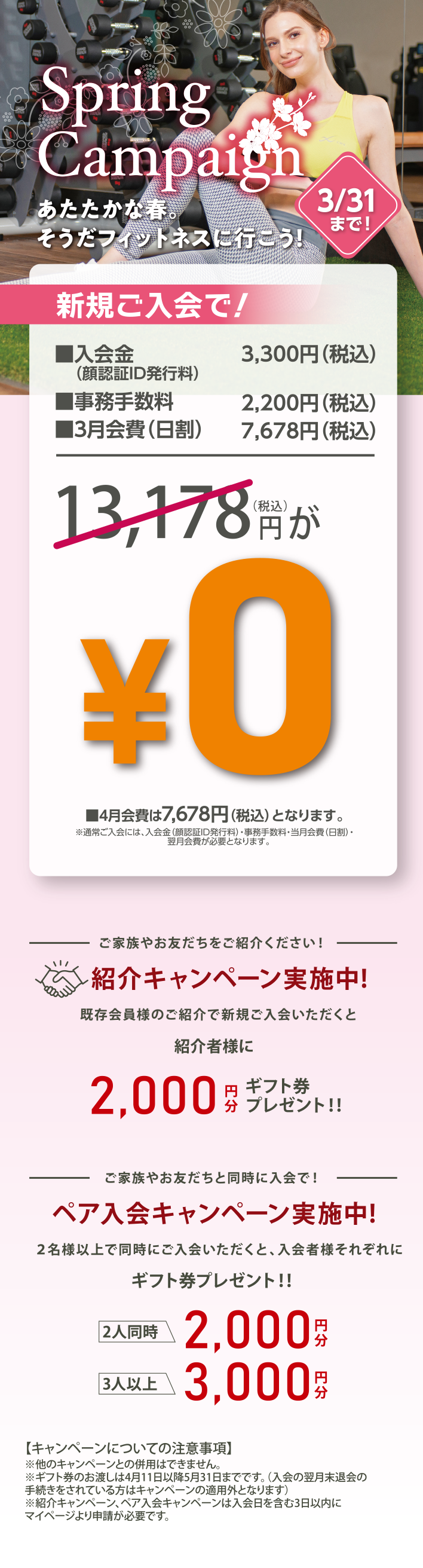 オープニングキャンペーン