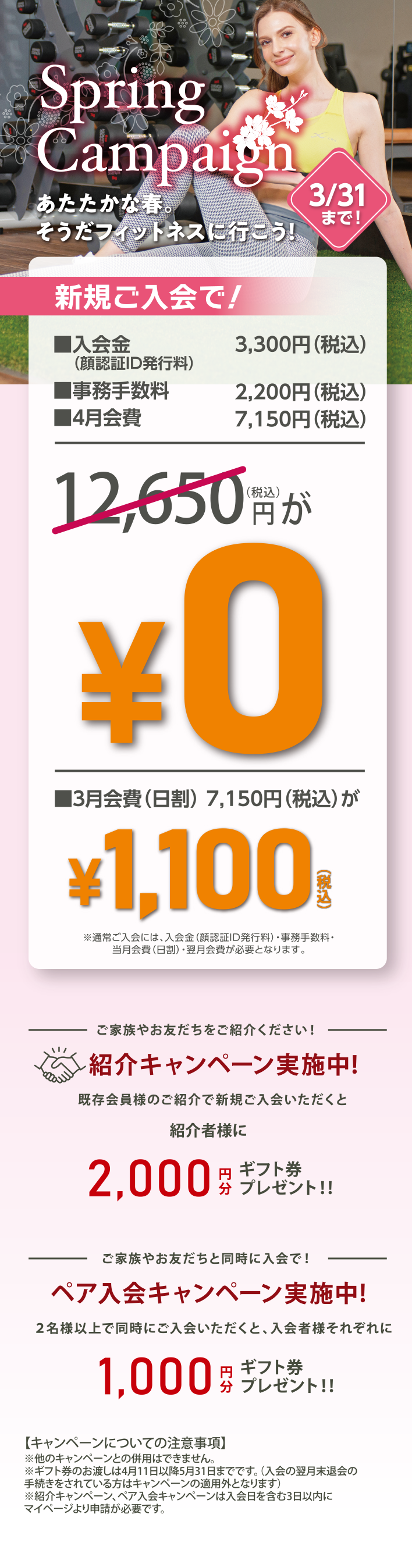 オープニングキャンペーン