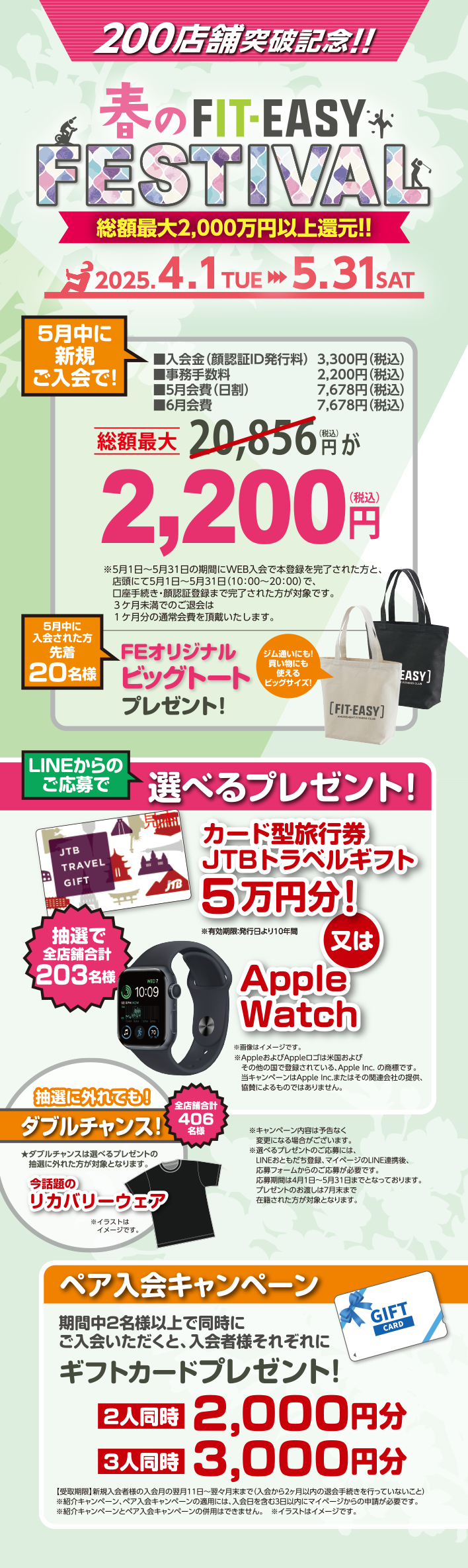 オープニングキャンペーン